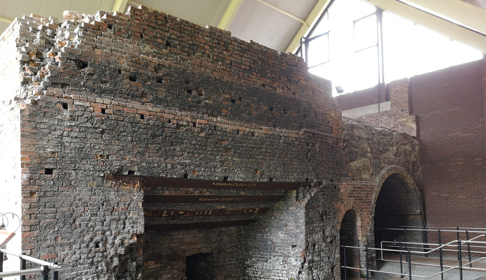 Coalbrookdale old furnace southeast elevation