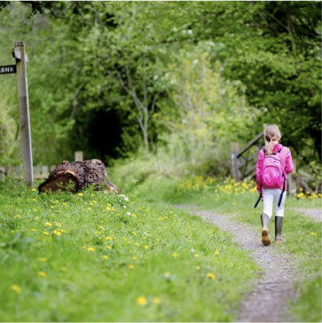 Image of a person walking